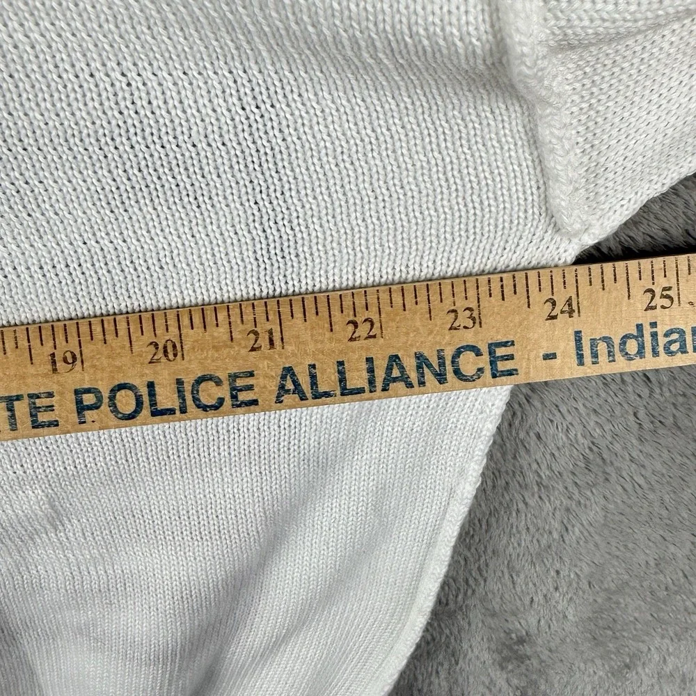 American Flag Sweater Womens L Knit L/S USA Patriotic‎ Holiday Festive Casual - Picture 5 of 8